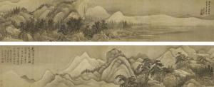 HUI WANG 1632-1717,Landscape Inspired by Ju Ran,1683,Christie's GB 2023-12-02