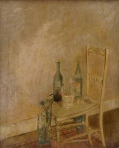 HULBERT Thelma 1913-1995,Still life with chair,1938,Rosebery's GB 2019-06-11