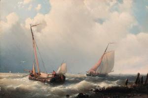 HULK Abraham I 1813-1897,Trawlers off the Mole,Christie's GB 1998-10-20