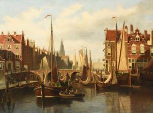 HULK John Frederick I,Preparing ships in a harbour, possibly Amsterdam,Tennant's 2023-03-18