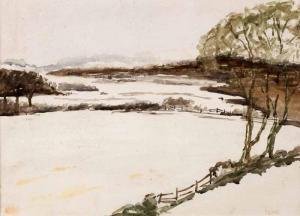 HULL Frank William,WINTER LANDSCAPE,Ross's Auctioneers and values IE 2010-12-01