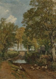 HULME Frederick William 1816-1884,An English Landscape,1870,Christie's GB 2023-12-14