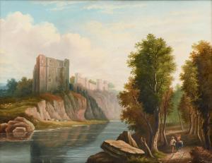 HULME Frederick William,Chepstow Castle Monmoutshire, the oldest surviving,1883,Burchard 2022-08-13