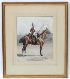 HULME G 1800,Portrait of ' A Trooper,1892,Dickins GB 2017-03-03
