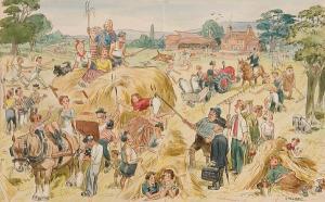 HULMES J 1900-1900,Capers in the cornfield,Bonhams GB 2010-07-14