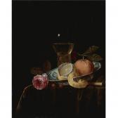 HULSDONCK Gillis Jacobsz,STILL LIFE WITH A PEELED LEMON AND AN ORANGE IN A ,Sotheby's 2008-01-24