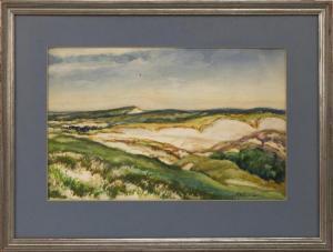 HUMANN O. Victor 1874-1951,Dune landscape,Eldred's US 2018-06-21
