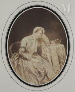 HUMBERT DE MOLARD Adolphe 1800-1874,Portrait de Louise,1849,Millon & Associés FR 2021-06-02