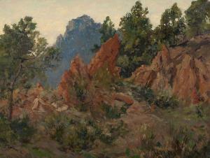 HUMBERT Frédéric,Montagne d'Algérie ,19th century,Artcurial | Briest - Poulain - F. Tajan 2019-02-12