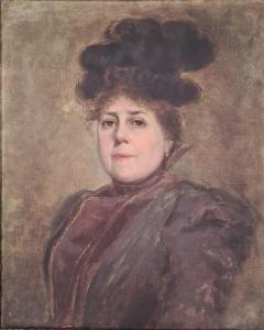 HUMBERT VIGNOT Leonie 1878-1960,Femme au chapeau,Rossini FR 2023-10-05