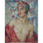 HUMBERT VIGNOT Leonie 1878-1960,FEMME AU TURBAN,Tajan FR 2023-03-22