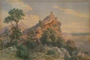 HUMMEL Carl 1769-1840,Der Turm des Seneca auf Korsika,Galerie Bassenge DE 2009-06-04