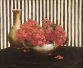 HUMPHERY WINIFRED 1900-1900,Still life of geraniums and vase,Dreweatt-Neate GB 2011-06-22