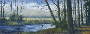 HUMPHREY Louis 1955,RIVER BY THE WOODS,Ross's Auctioneers and values IE 2019-03-13