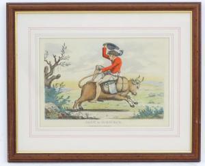 HUMPHREY William 1740-1810,Paddy on Horseback, An Irishman seated on a bull i,Dickins GB 2020-03-06