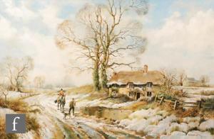 HUMPHRIES Ron,Figures on a country road in winter,Fieldings Auctioneers Limited GB 2019-11-16