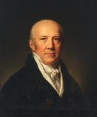 Hunæus Andreas 1814-1866,Portrait of H. Lange,Bruun Rasmussen DK 2019-08-26