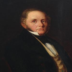 HUNAEUS Andreas Herman 1814-1866,Portrait of Erik Svitzer,Bruun Rasmussen DK 2016-09-19