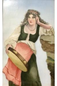 HUNDINGER C,Femme au tambourin,1887,Rossini FR 2020-06-15