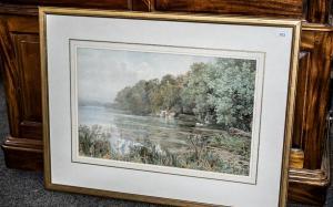 HUNN Thomas Henry 1857-1928,River Landscape,Gerrards GB 2022-04-14