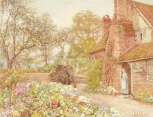 Hunn Thomas 1878-1908,The cottage garden,Christie's GB 2000-03-02