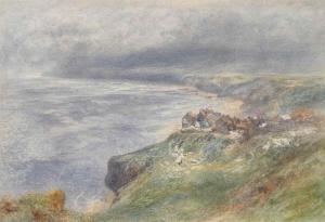 HUNT Alfred William,A stiff North-Easter, Robin Hood's Bay, Whitby, No,Christie's 2016-07-13
