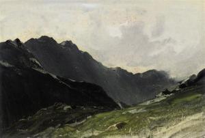 HUNT Cecil Arthur 1873-1965,Llanberis Path, Wales,Christie's GB 2010-07-27