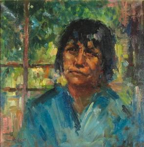 Hunt E 1900-1900,A Portrait of a Native American Woman,Bonhams GB 2007-11-11