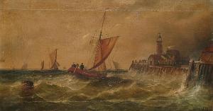 Hunt Harry Milson 1800-1800,Off the norfolk coast; and a companion,1824,Bonhams GB 2004-04-06
