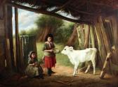 HUNT Jnr. Charles 1829-1900,Feeding Time,1882,Fonsie Mealy Auctioneers IE 2019-11-26