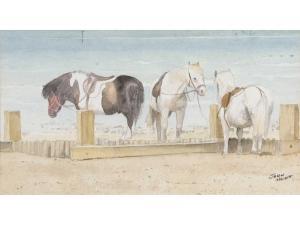 HUNT John,Hunstanton Beach ponies,20th Century,Keys GB 2021-11-24