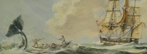 HUNT Joseph 1800-1800,Scene from Moby Dick,1871,William Doyle US 2007-01-10