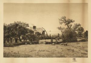 HUNT Leigh Harrison 1858-1937,Whitehall - Bishop Berkeley's Farm At Middleton,,Santa Fe Art Auction 2019-06-15
