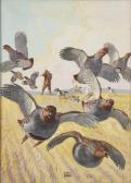 HUNT Lynn Bogue 1878-1960,Hunter and fleeing partridges,Bonhams GB 2013-02-13