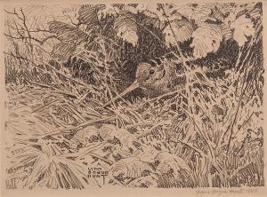 HUNT Lynn Bogue 1878-1960,Woodcock,1940,Copley US 2015-02-12