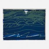HUNT Richard Howard 1935-2023,Blue Green Scene,1974,Toomey & Co. Auctioneers US 2022-11-16