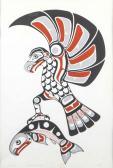 HUNT Ross 1948,Kwakiutl Salmon and Eagle,1987,Maynards CA 2017-05-15