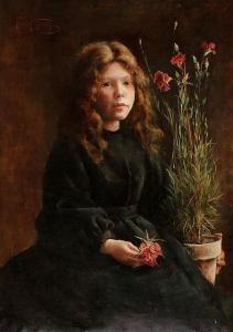 HUNT THROOP FRANCES 1860-1933,Spring Carnations,1893,Heritage US 2013-05-11