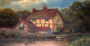 HUNT W.H 1790-1864,“Suffolk Cottage Near Beccles”,Keys GB 2013-02-01