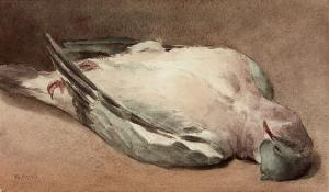 HUNT William Henry 1790-1864,A Wood Pigeon,Christie's GB 2010-06-16
