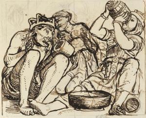 HUNT William Holman,Kings carousing; and The Beggar Maid, a design for,Christie's 2018-12-11