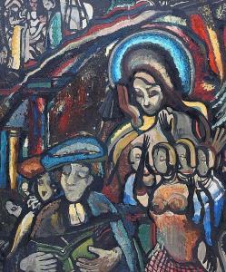 HUNTER John Frederick 1893-1951,CHRIST ADDRESSING THE CROWD,Ross's Auctioneers and values 2020-01-29
