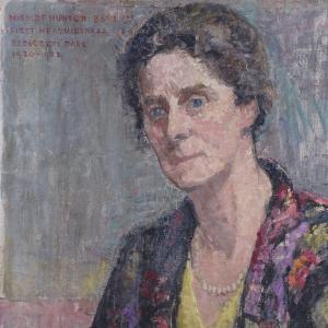 HUNTER Mary Sutherland 1899,portrait of Miss D F Hunter,Burstow and Hewett GB 2019-10-16