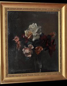 HUNTER TWEDDLE ISABEL 1877-1945,Roses in a vase,1927,Anderson & Garland GB 2017-12-05