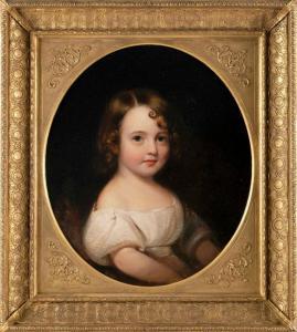 HUNTINGTON Daniel 1816-1906,Portrait of a young girl,1842,Eldred's US 2024-04-05