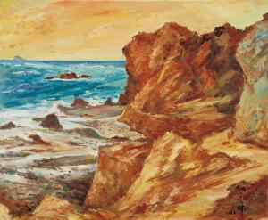 HUO CHENG Yeh 1900-1900,Seascape,1990,Kingsley's CN 2010-06-27