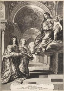 HURET Grégoire 1606-1670,Louis XIII et son épouse Anne d\’Autriche,1638,Ader FR 2019-12-04
