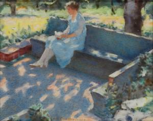 HURLBURT JACKSON annie 1877-1960,Dappled Sunlight,Heritage US 2009-06-10