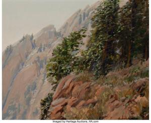HURLEY Wilson 1924-2008,Field Study: La Luz Trail in the Clouds,1988,Heritage US 2024-03-21