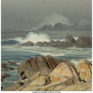 HURLEY Wilson 1924-2008,Field Study: Surf in the Fog,1984,Heritage US 2024-03-22